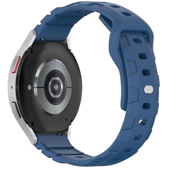 Силіконовий ремінець Defense для Smart Watch 20mm Blue | Зображення 3