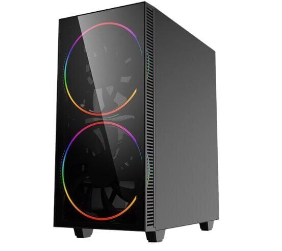 Ігровий ПК Stalker GameMax Black Hole Tower / AMD Ryzen 5 8400F (6 (12) ядер по 4,2 - 4,7 ГГц) / 16 ГБ DDR5 / 960 ГБ SSD / nVidia GeForce RTX 5060, 8 ГБ GDDR7, 128-біт | Зображення 3