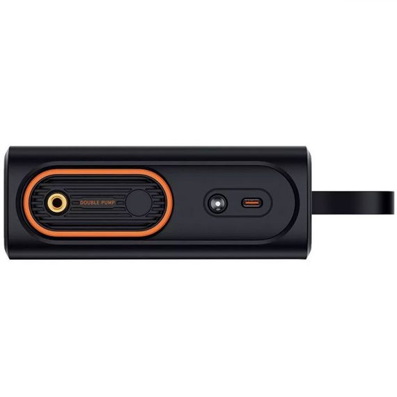 Автомобільний насос Baseus Mega EnergyPump Series Dual Cylinder 6000 mAh (CRNL060001) Black | Зображення 4