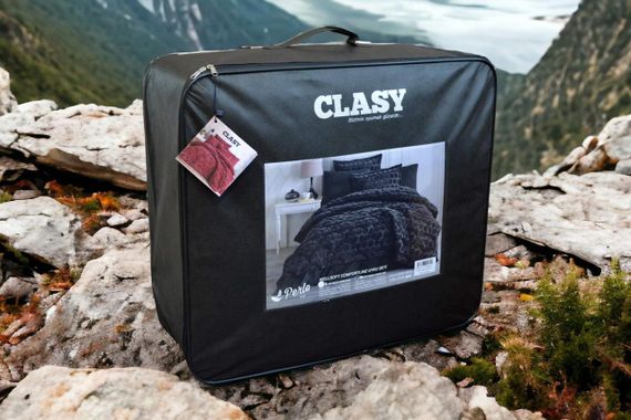 Комплект постельного белья с одеялом Clasy Wellsoft полуторный Perle Ekru | Зображення 4