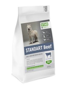Сухий корм StarDeyl Standart 10 кг для собак великих і середніх порід (телятина), збалансований сухий корм для собак