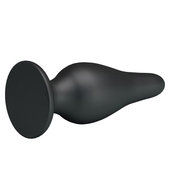 Анальна пробка - Pretty Love Sturdy Silicone Anal Plug Black sexstyle | Зображення 3