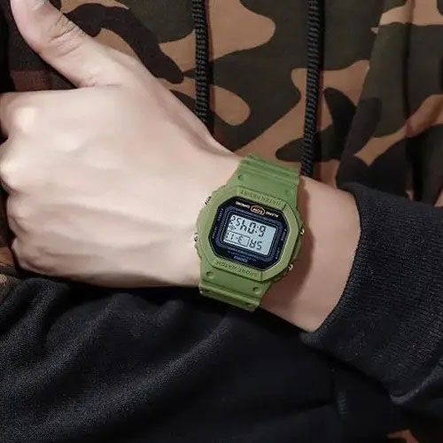 Годинник наручний чоловічий SKMEI 1628AGWT, армійський годинник протиударний, наручний годинник для військових | Зображення 3