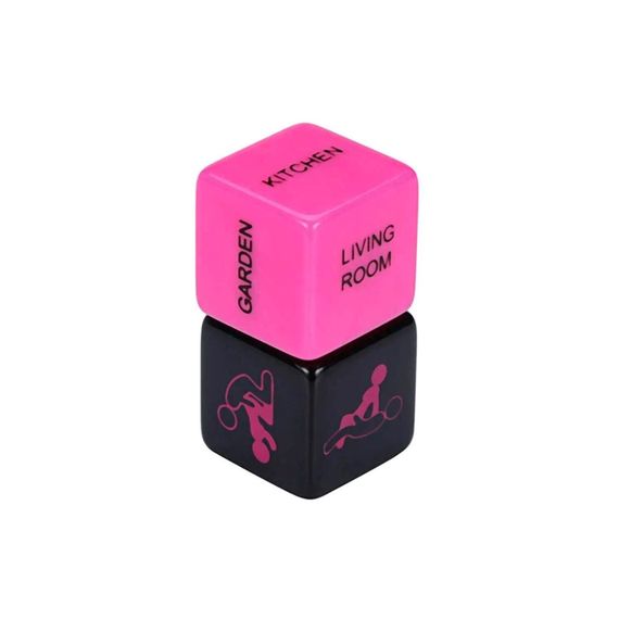 Набір кубиків Wooomy Ooo 5 Dice Set (EN): місця та пози для сексу, інтимні дії та частини тіла | Зображення 1