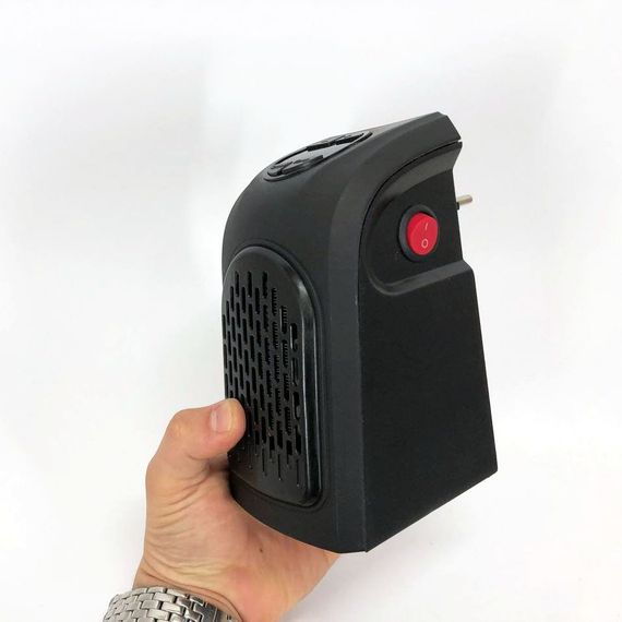 Портативний обігрівач Rovus Handy Heater Black 400 Вт, обігрівач дуйчик, побутовий тепловентилятор | Зображення 9