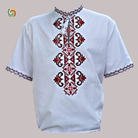 Рубашка Украинская вышиванка 33326689 цвет белый размер L/XL