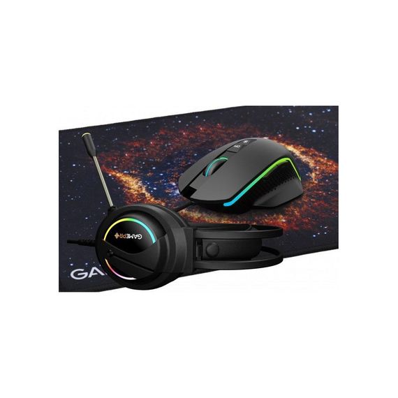 Мишка GamePro GS890 Combo 3 в 1 миша + ігрова поверхня + гарнітура (GS890) | Зображення 1