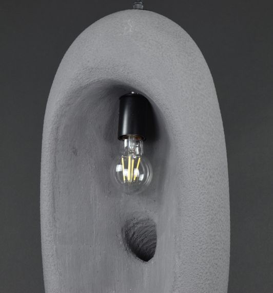 Люстра підвісна на 1 лампочку 27912 Чорний 75-180х25х25 см. | Зображення 3