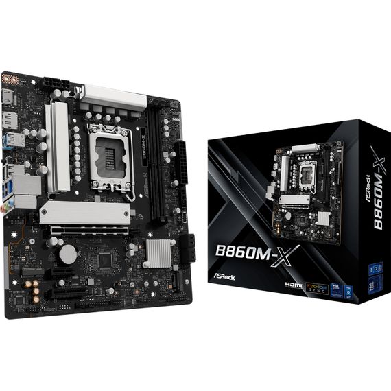 AsRock B860M-X (1851/B860, 2*DDR5, PCIex16, HDMI/DP, 4xSATA, 2xM.2, 2.5Glan, 7.1ch, mATX) | Зображення 5