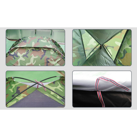 Туристичний водонепроникний намет для кемпінгу, Складний двомісний намет   знижка | Зображення 4