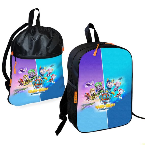 Школьный рюкзак детский Щенячий патроль + Сумка для обуви спортивной формы рюкзак-мешок мальчику (01907)