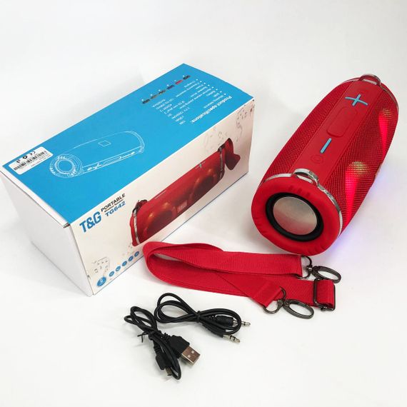 Bluetooth колонка з красивим підсвічуванням TG642, Колонка портативна акумуляторна OL-97 | Зображення 2