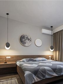 Люстра світлодіодна підвісна LED світильник для квартири на стелю лед 26673 Чорний 30-200х18х10 см.