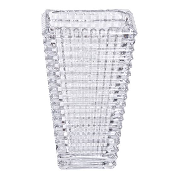 Прямоугольная декоративная ваза для цветов из стекла, 17 см HP-1721 | Зображення 2