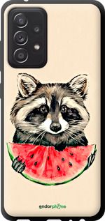 Чохол на Samsung Galaxy A52 Єнотик з кавуном "4605b-2251-2448"