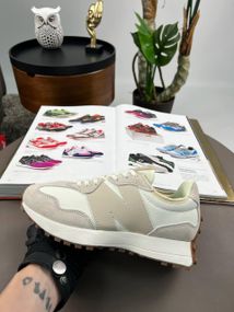 Кроссовки New 327 Beige White , Вьетнам B4193