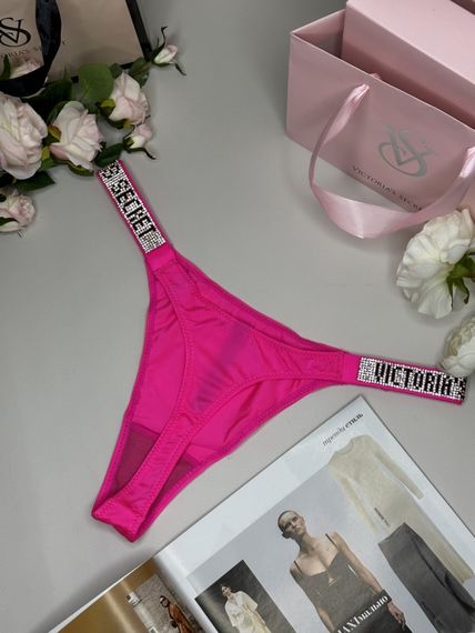 Труси жіночі Victoria's Secret малиновий wu077-4 | Зображення 2
