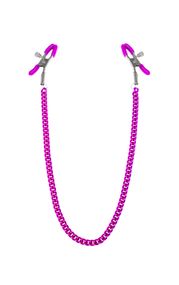 Затискачі для сосків з ланцюжком Feral Feelings - Nipple clamps Classic, рожевий