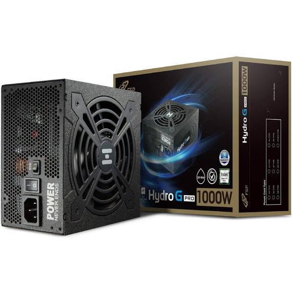 БЖ 1000W FSP HYDRO G PRO HG2-1000 ATX3.0 80+ Gold, 120mm FDB  fan, Modular, Retail Box | Зображення 3