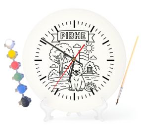 Детский набор для творчества часы раскраска Житомир 30 см (Г0140)