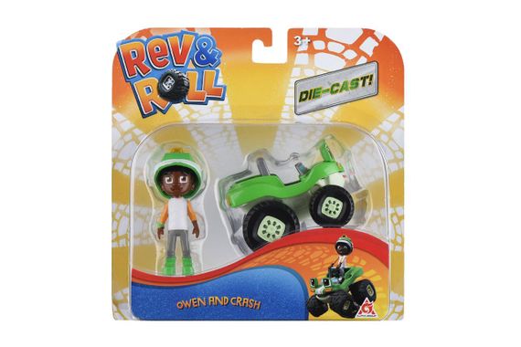 Игровой набор Rev&amp;Roll Рев и Рамбл DieCast Овен та Краш (EU881041) | Зображення 6