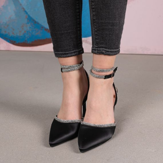 Женские босоножки Fashion Catherin 3974 40 размер 255 см Черный | Зображення 4