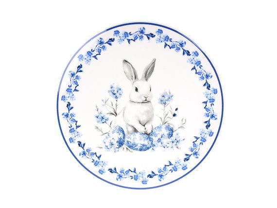 Сервірувальна керамічна тарілка Easter Story: Лісовий Кролик Grand, 26 см