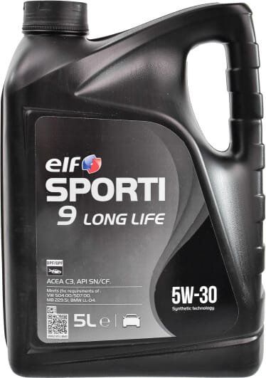 Моторна олива Elf Sporti 9 LL 5W-30 5л.