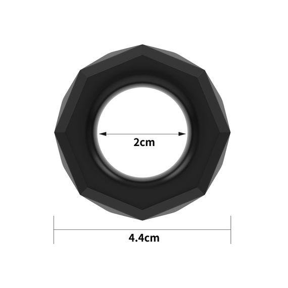Ерекційне кільце - Power Plus Cockring 4 Black | Зображення 2