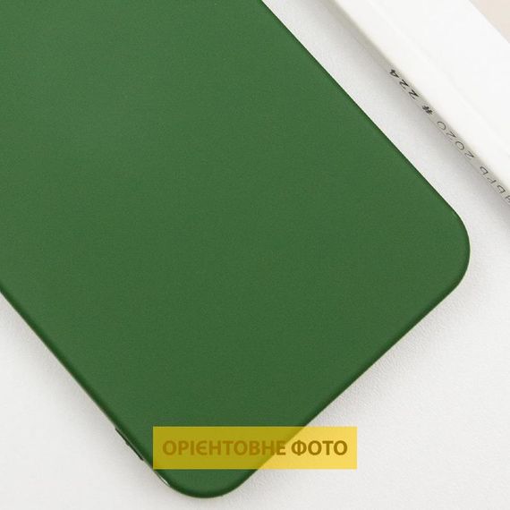 Чохол Silicone Cover Lakshmi Full Camera (AA) with Magnetic Fit для Google Pixel 8 Зелений / Dark green | Зображення 2