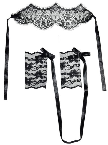 Набір Полонянка Babydoll 48 Чорний 9291 | Зображення 2