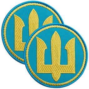 Шеврон IDEIA 87754 Україна 8  Габардин жовто-блакитний