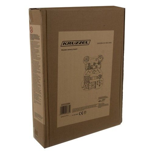 Доска развивающая для детей Kruzzel 22584 бизиборд монтессори 14в1 | Зображення 7