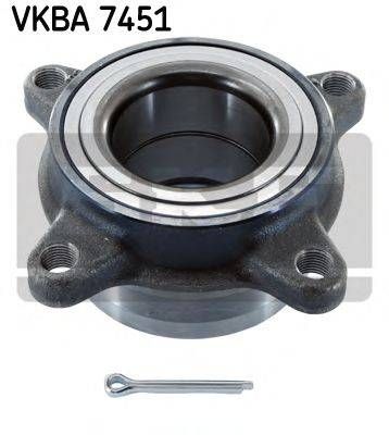 Підшипник маточини FIAT FULLBACK, MITSUBISHI L200 05- перед. міст (Вир-во SKF) SKF VKBA7451 на MITSUBISHI TRITON (KB_T, KA_T)