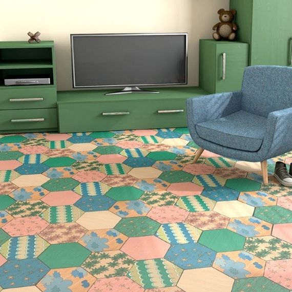 Дитячий лінолеум Graboplast Terrana 01 / ECO Kids 4301-262 | Зображення 1