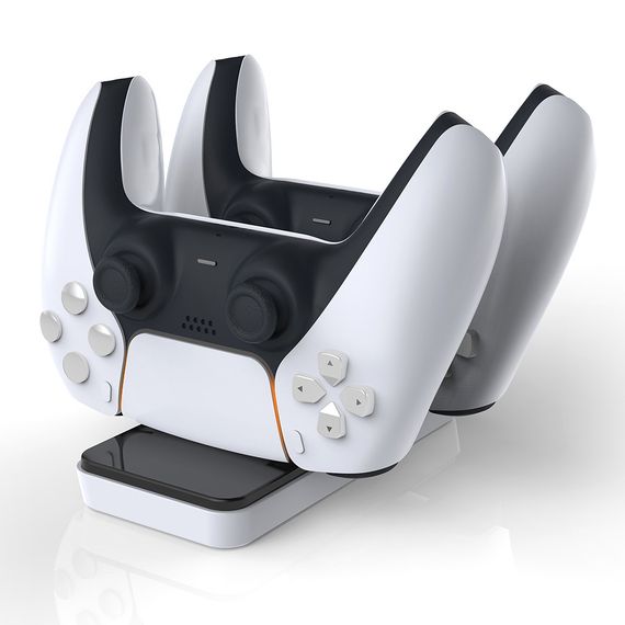 Двойная подставка для зарядки PS5. Контроллер PS5. Подставка для зарядного устройства (док-станция). XPRO LF-0504