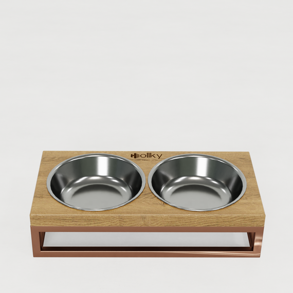 Миски на подставке для маленьких собак и котов Hollky Base XS (2 × 0,25 л) BXS-28145-GLNT | Зображення 12