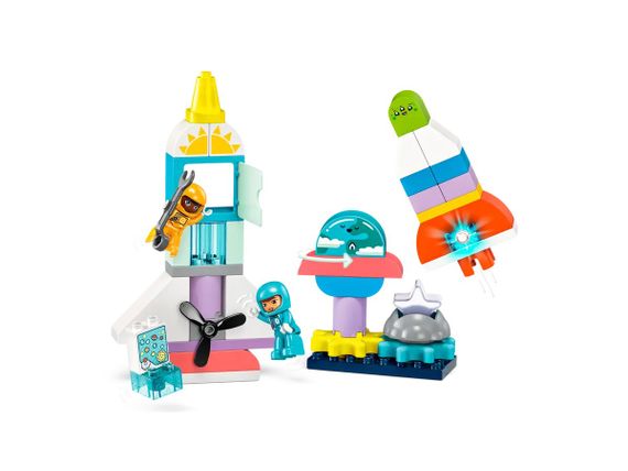 Конструктор LEGO DUPLO Town Пригоди на космічному шатлі 3в1 (10422) | Зображення 3