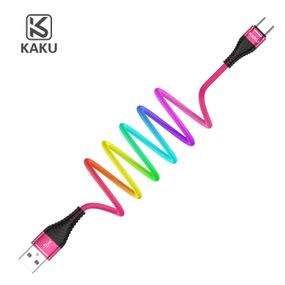 USB кабель Kaku KSC-109 microUSB 3.2A / 1.2m - Rainbow