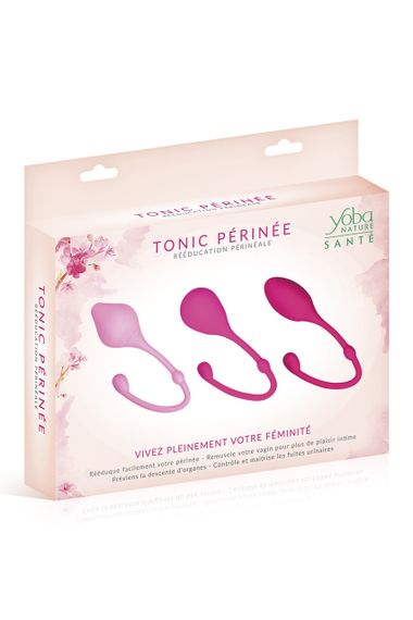 Набір вагінальних кульок - Yoba Tonic Perinee Set Pink Sex Aura | Зображення 3
