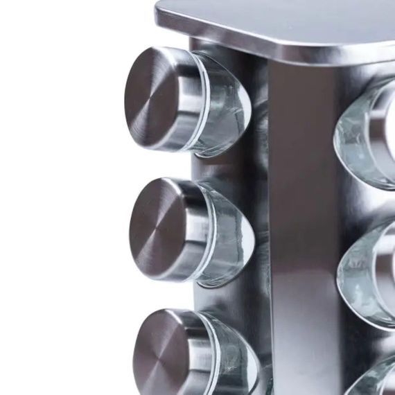 Набір для спецій на підставці 12 баночок по 100 мл HP15290 | Зображення 4