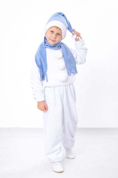 Новорічний костюм "Сніговик" Носи своє 110 Білий (p-15871-181960) | Зображення 1
