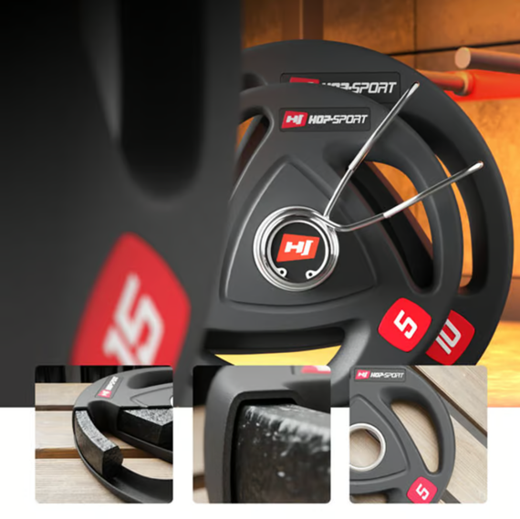 Диск олімпійський Hop-Sport 1,25кг | Зображення 6