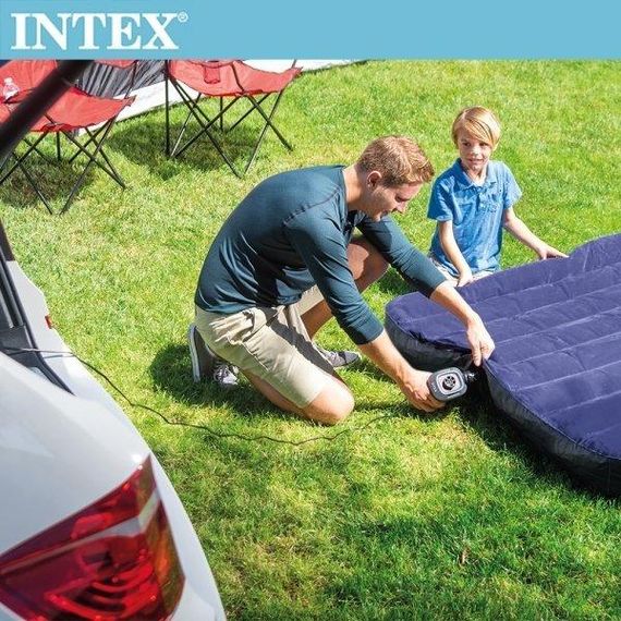 Електричний насос для надування Intex 66634 від мережі та прикурювача (220-240 V, 12 V, 480 л/хв) | Зображення 2