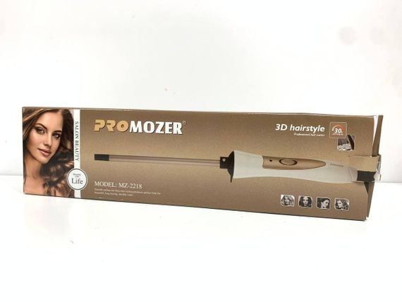 Тонкая мелкая плойка для афро кудрей Pro Mozer 2218 афро кудри конусной плойкой афрокудри | Зображення 1