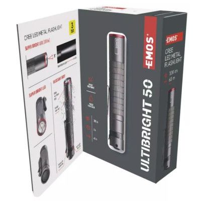 Фонарь EMOS P3150 100Lm 1AAA Metal (P3150) | Зображення 3
