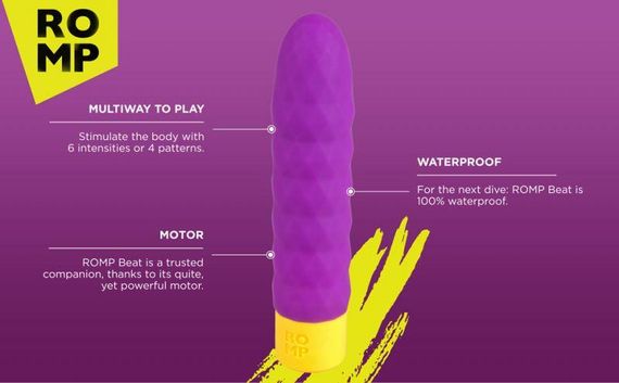 Класический вибратор Romp Beat Sex Aura | Зображення 1