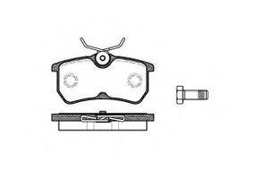 Колодка гальм. диск. FORD FIESTA, FOCUS задн. (вир-во REMSA) REMSA 069300 на FORD FOCUS (DAW, DBW)