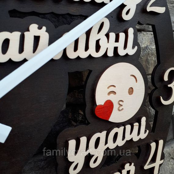 Годинник настінний дерев'яний для директора, керіника з безшумним механізмом | Зображення 1