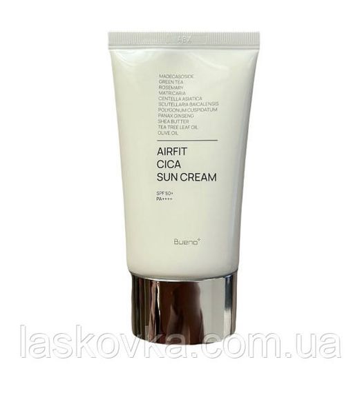 Сонцезахисний крем із центелою Bueno Air Fit Cica Sun Cream SPF50PA | Зображення 1